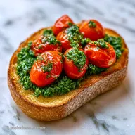 Bruschette Pesto Pomodorini in 15 Minuti