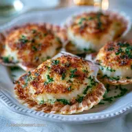 Capesante Gratinate al Forno con Pangrattato
