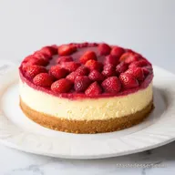 Cheesecake alle Fragole Fatto in Casa con Amore