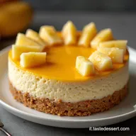 Tropicale Sogno Estivo Cheesecake allAnanas Senza Cottura Veloce