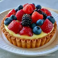 Crostata Di Frutta Fresca E Crema Pasticcera