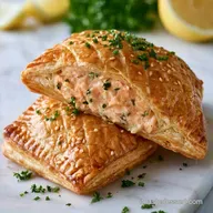 Fagottini Di Pasta Sfoglia: Al Salmone e Formaggio
