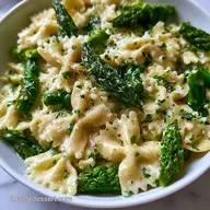 Farfalle Panna e Asparagi: Cremose