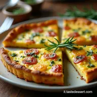 Cena Veloce ed Economica Frittata Rustica con Ceci Croccanti