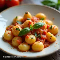 Ricetta Gnocchi alla Sorrentina Mozzarella Filante e Basilico