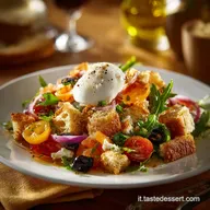 Insalate Estive la Panzanella Rinforzata con Burrata Facile e Veloce