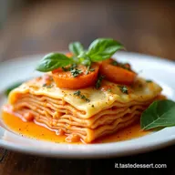Lasagne Divine ai Gamberi e Zafferano Crema Vellutata
