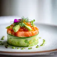 Mousse di Avocado Salmone Antipasto per 4