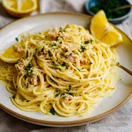 Pasta al Tonno e Limone Cremosa