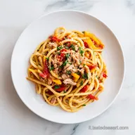 Pasta con Tonno e Peperoni per 4 Porzioni