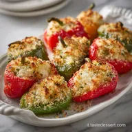 Peperoni con la Mollica al Forno per 4 Persone