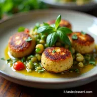 Polpette Vegane Melanzane e Noci al Forno con Salsa Verde Ricette Vegetariane