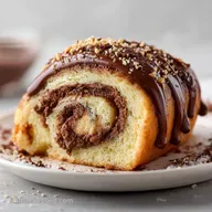 Rotolo alla Nutella Soffice per 10 Porzioni