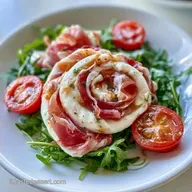 Rotolo Di Mozzarella Farcito Con Prosciutto Crudo