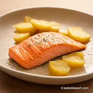 Salmone Forno Patate Perfetto Ricetta Facile e Saporita