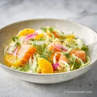 Insalata Salmone Finocchi Arance in 10 Minuti