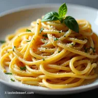 Spaghetti con Crema di Melanzane La Norma Bianca Rinfrescante