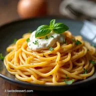 Spaghetti con Crema di Melanzane Affumicata Ricetta Facile e Cremosa