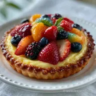 Torta Alla Frutta Con Crema Pasticcera