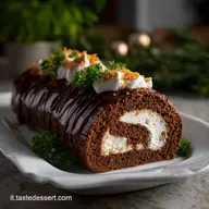 Tronchetto Di Natale Dolce: Crema Mascarpone