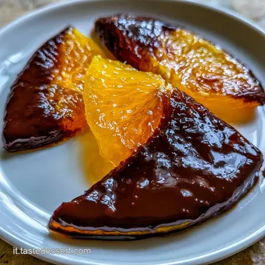 Arance Candite al Cioccolato Fondente Scheda ricetta