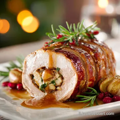 Men&ugrave; di Natale: Arrosto di Vitello Ripieno con Castagne Gourmet Scheda ricetta