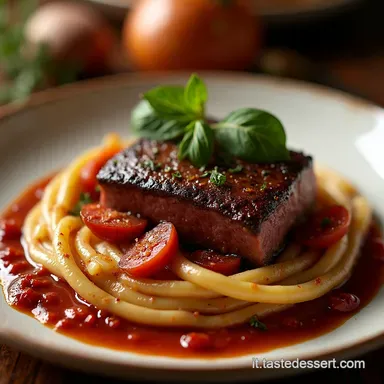 Brasato al Barolo La Ricetta Lenta e Gestita per una Carne Tenerissima Scheda ricetta