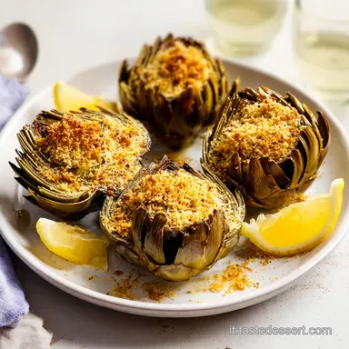 Carciofi Ripieni Alla Siciliana per 4 Scheda ricetta