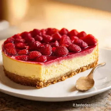 Cheesecake alle Fragole fredda senza La Ricetta Facile Scheda ricetta