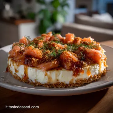 Cheesecake Salata: Texture Vellutata Scheda ricetta