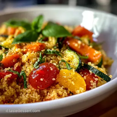 Ricetta di Cous Cous con Verdure in 20 Minuti Scheda ricetta