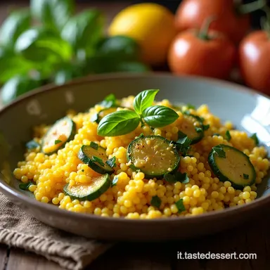 Cous Cous freddo zucchine tonno Ricetta Estiva Top Scheda ricetta