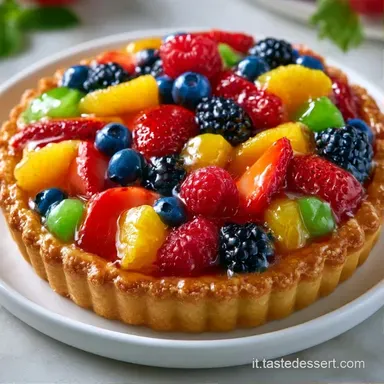 Crostata Alla Frutta for 8 Servings Scheda ricetta
