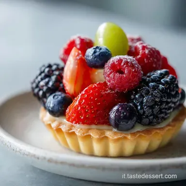 Crostata di Frutta per 8 Persone: Frolla Friabile Scheda ricetta