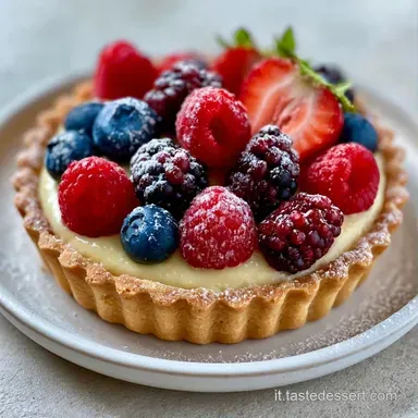 Ricetta Crostata di Frutta per 8 Scheda ricetta