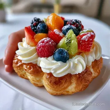 Crostata Frutta E Crema per 10 Persone Scheda ricetta