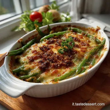 Fagiolini Gratinati: Croccanti e Cremosi al Forno Scheda ricetta