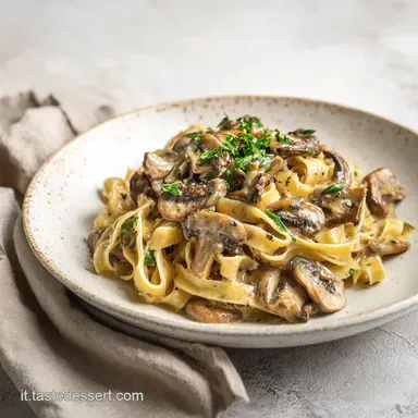 Fettuccine ai Funghi Porcini per 4 Persone Scheda ricetta