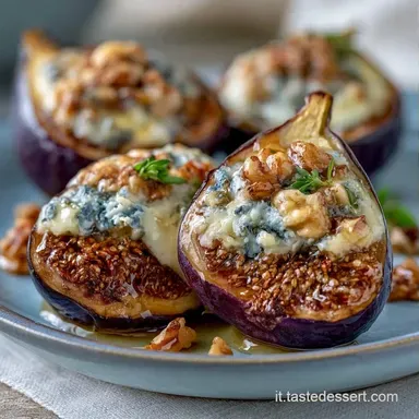 Fichi Al Forno Con Gorgonzola e Noci Scheda ricetta