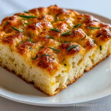 Focaccia Morbida per 8 Persone Scheda ricetta