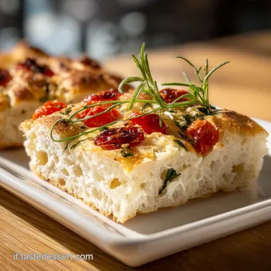 Focaccia Veloce Stracchino per 4 Porzioni Scheda ricetta