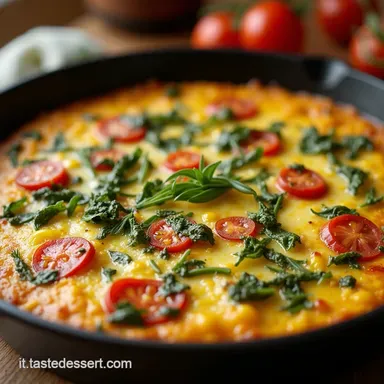Cena Veloce ed Economica Frittata Rustica con Ceci Croccanti Scheda ricetta