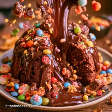 Gravity Cake Compleanno per 10 Persone Scheda ricetta