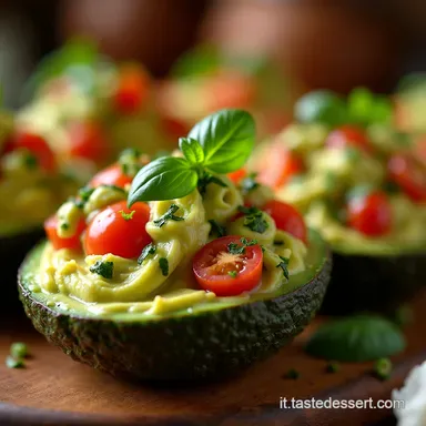Insalata di Avocado Cremosa con Pomodorini Arrostiti Ricetta Fresca Scheda ricetta