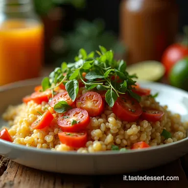Almo&ccedil;o Saud&aacute;vel Zero Insalata di Quinoa Mediterranea Scheda ricetta