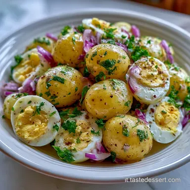 Insalata Patate E Uova per 4 Persone Scheda ricetta