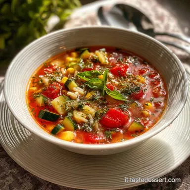 Minestrone di Verdure Ricetta Tradizionale per 4 Persone Scheda ricetta