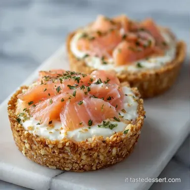 Mini Cheesecake Salate Salmone: 12 Pezzi Scheda ricetta