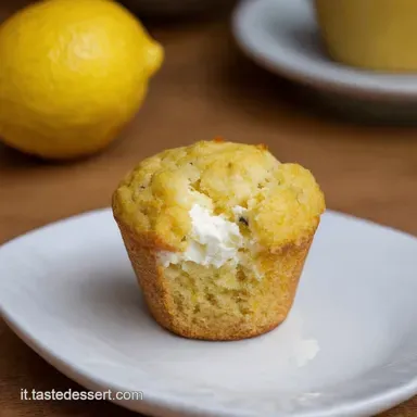 Muffin Paradiso La Ricetta Facile al Limone Ricotta e Mirtilli Scheda ricetta