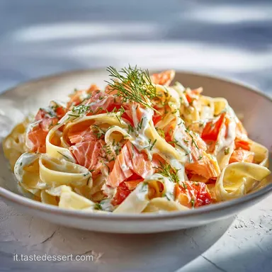 Pasta al Salmone Senza Panna: Ricetta Pronta in 25 Minuti Scheda ricetta